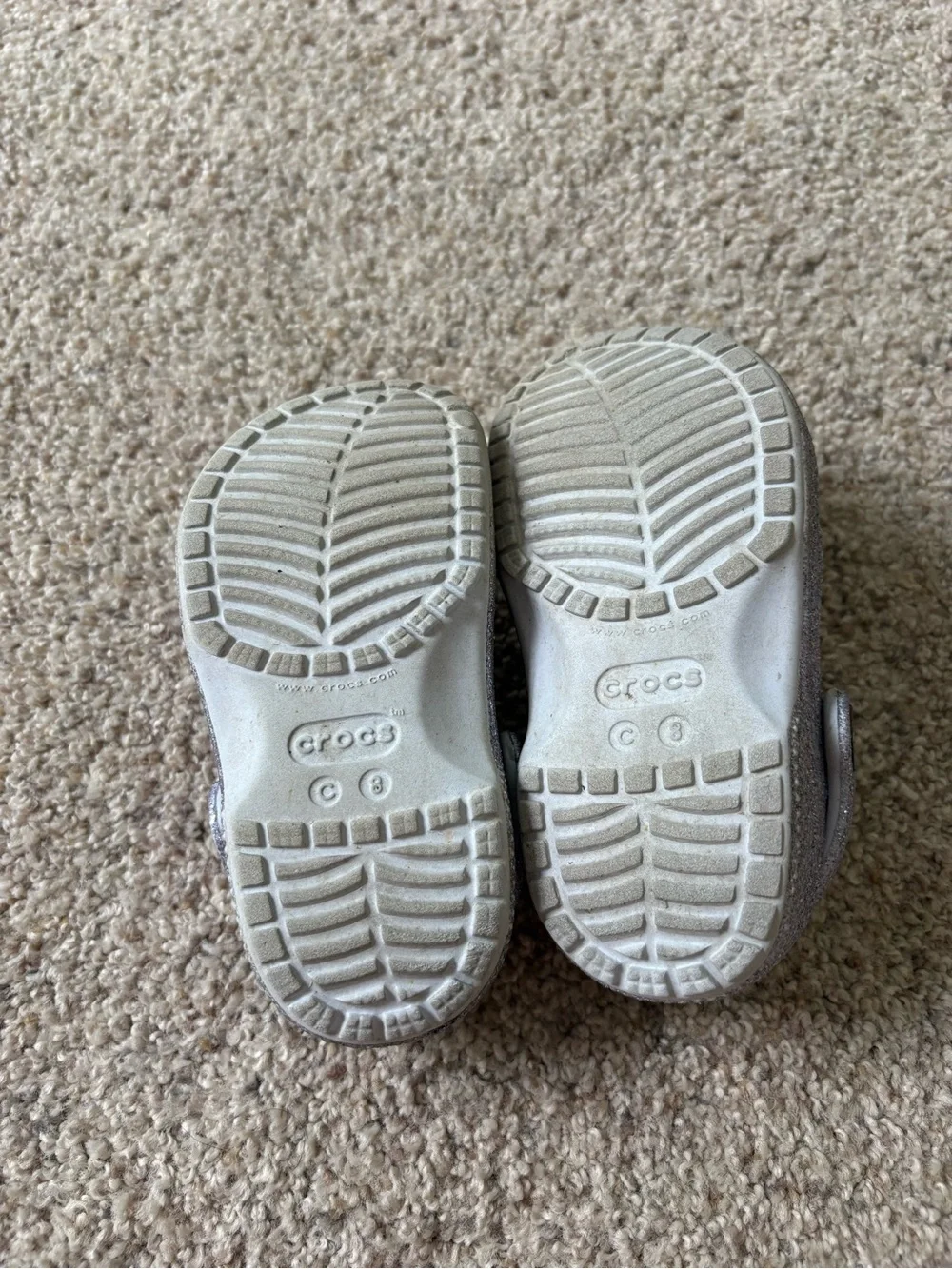 CROCS washed sanitized